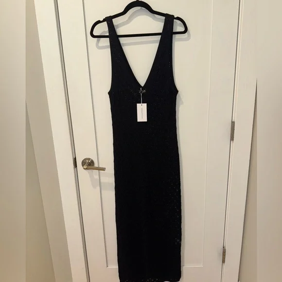NWT Lovers and Friends black dress cover up, size Large - Picture 7 of 8